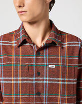 Męska Koszula Lee Non Frayed Plaid Shirt Picante 112357344 W5E6017434
